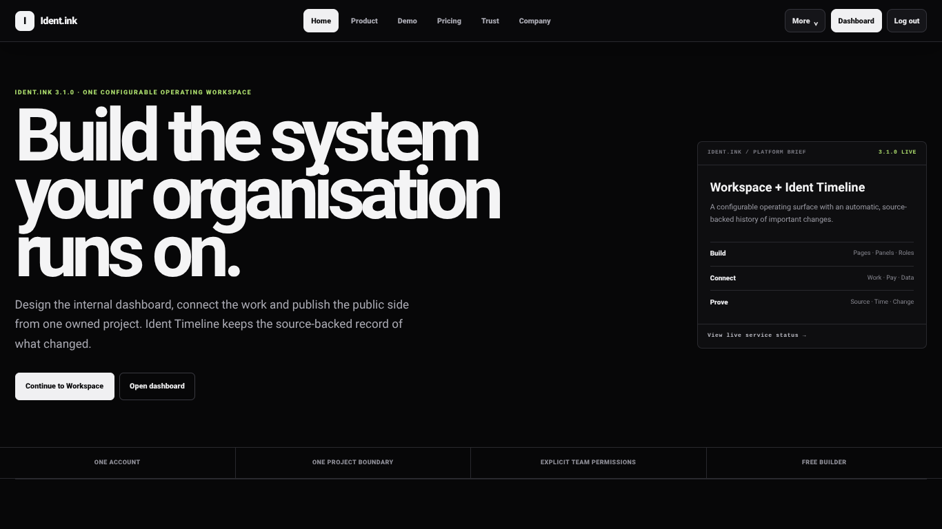 Our Homepage.